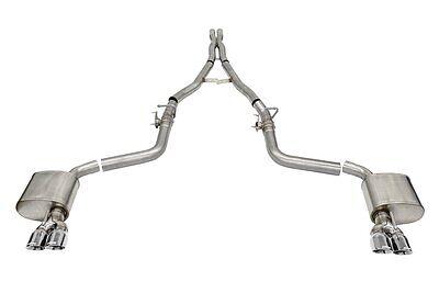 CORSA XTREME SOUND LEVEL  2.75 IN VALVED CAT-BACK 3.5 IN TIPS 15+ CHALLENGER 6.4 / 6.2